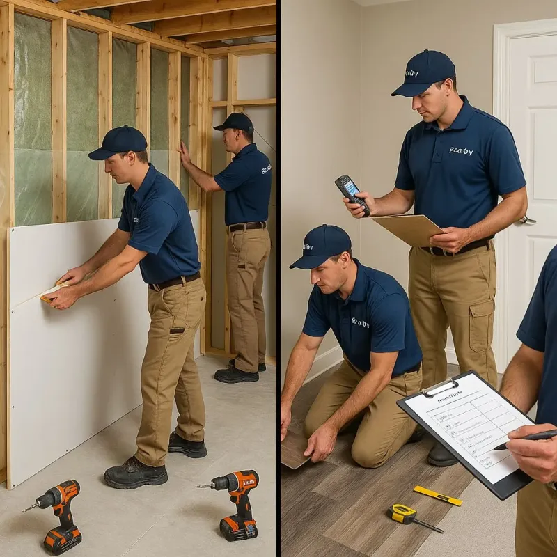 Repairs and Reconstruction process in Unionport, NY